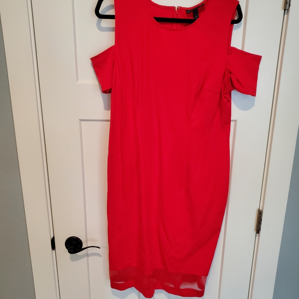Lane Bryant cold shoulder dress